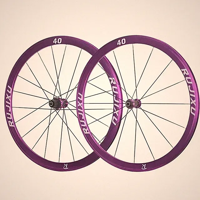 700C 30/40/50MM Wheelset V-brake Aluminum Alloy Wheels for Road Bicycles