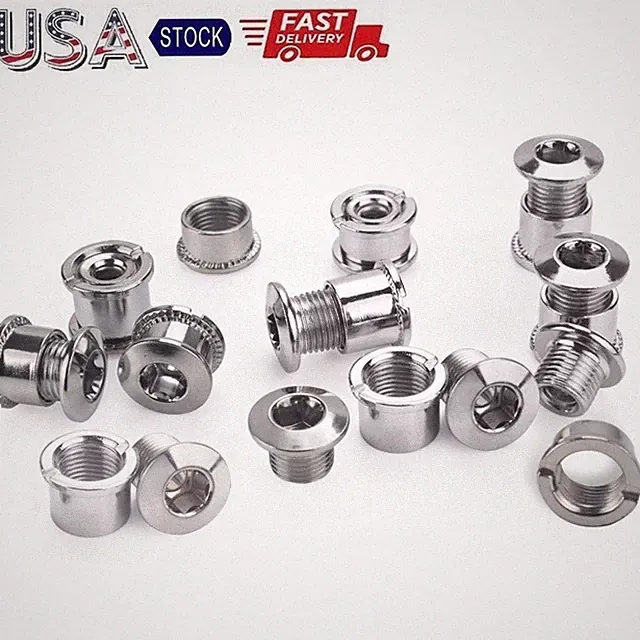 Bicycle Road Bike Crank Nuts Chainwheel Bolts Chainring Screws Bolt 6.5/8.5mm