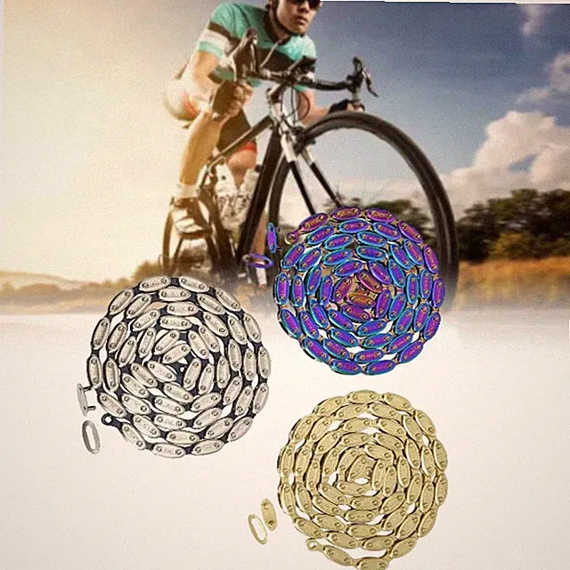 Fixed Gear Bicycle Chain 1/2X1/8 Single Speed Chain 100 Link Bicycle Olive Chain
