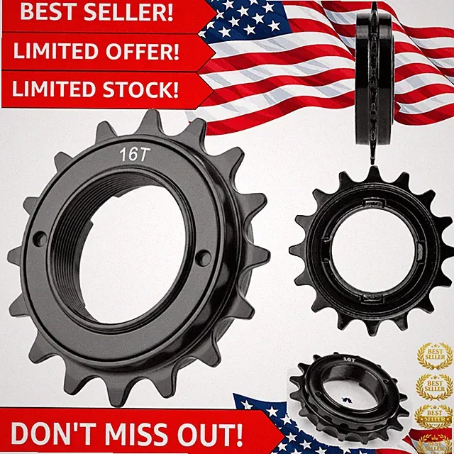 Lightweight 16T Single Speed Freewheel - Compatible with Popular Bicycle Brands