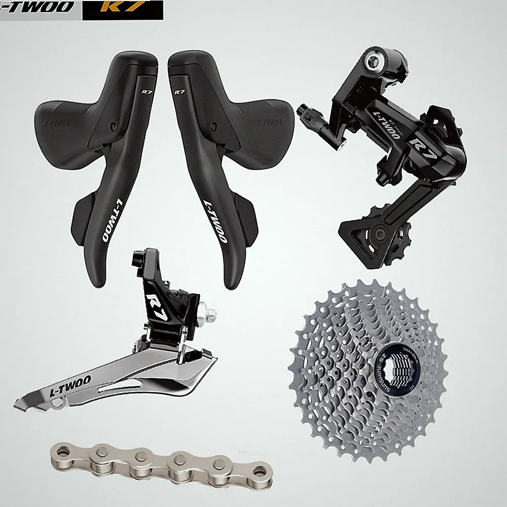 LTWOO R7 2x10 Speed Road Bike Groupset Shifter Derailleurs 11-32T Cassette Chain