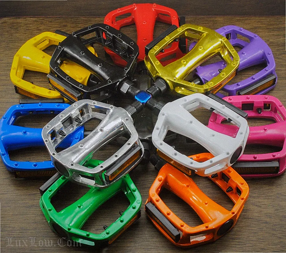Old School BMX Bike 9/16" Platform PEDALS Fixed Gear Track MTB Cruiser Bicycle