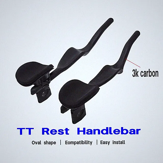 Road Bike Triathlon Time Trial 3K Full Carbon Bicycle Rest TT Aero Handlebar