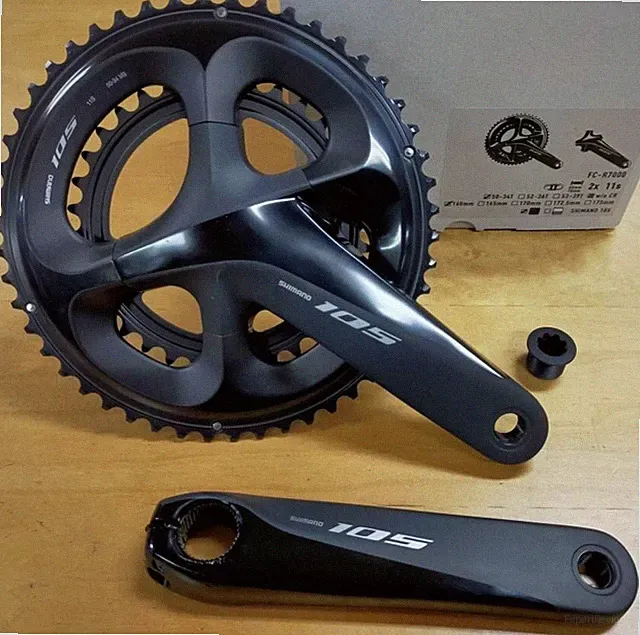 Shimano 105 FC-R7000 11-Speed 160mm 50-34T HollowtechII Crankset With Chainring