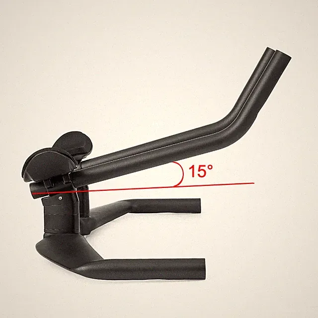 Triathlon Time Trial Bicycle Carbon Handlebar 15 Degrees 400/420/440mm Length