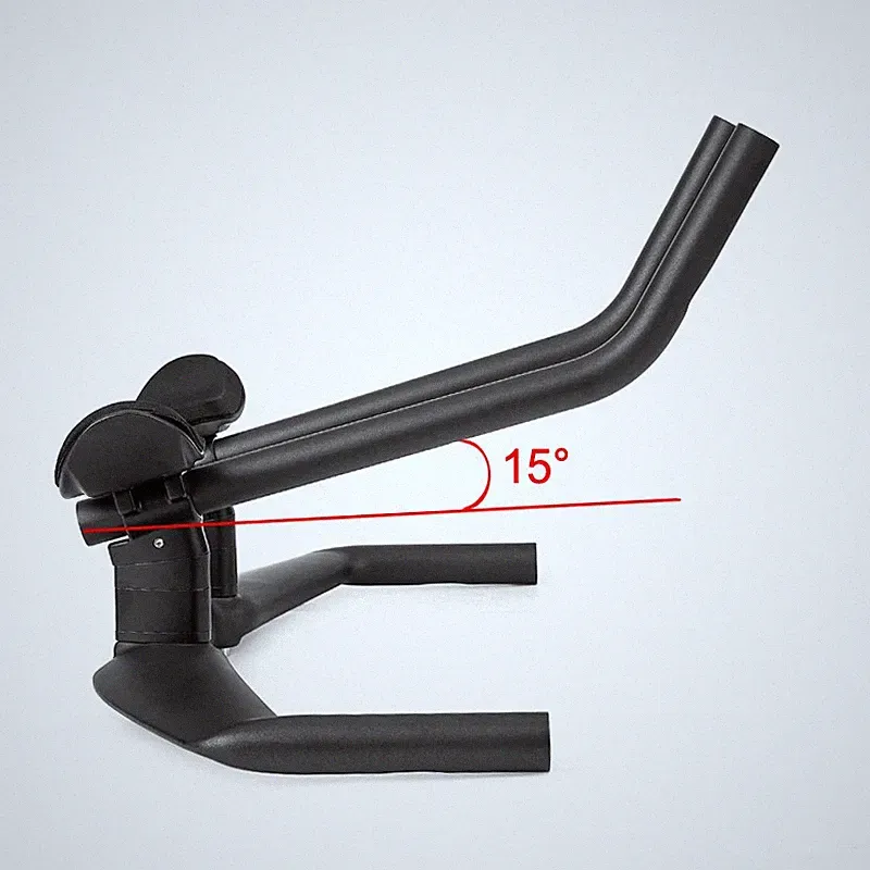 Triathlon TT Bike Carbon Handlebar 15 Degrees Regardless of Left and Right Arms